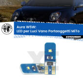 T10 (W5W) Aura Kit LED Premium chip 5700K - FINE SERIE: No garanzia