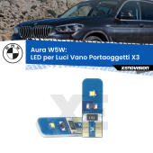 T10 (W5W) Aura Kit LED Premium chip 5700K - FINE SERIE: No garanzia