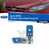T10 (W5W) Aura Kit LED Premium chip 5700K - FINE SERIE: No garanzia