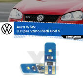 T10 (W5W) Aura Kit LED Premium chip 5700K - FINE SERIE: No garanzia