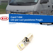 BA9S (T4W) LED Luce Laterale 2Ultra Led - Bianco Lunare