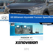 H4: Kit BiXenon PhenomXT Xenovision 42W Canbus