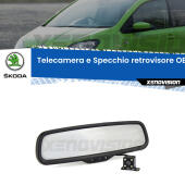 Kit Retrovisore Telecamera Retromarcia con schermo 4" invisibile | Staffa OEM