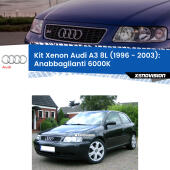 Kit Xenon Audi A3 (1996 - 2006) Anabbaglianti 6000k