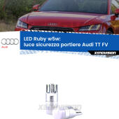 T10 (W5W) XPRO Ruby LED - LED Luce Rossa per Stop e Interni (coppia)