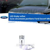 T10 (W5W) XPRO Ruby LED - LED Luce Rossa per Stop e Interni (coppia)