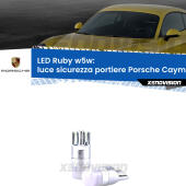 T10 (W5W) XPRO Ruby LED - LED Luce Rossa per Stop e Interni (coppia)
