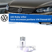 T10 (W5W) XPRO Ruby LED - LED Luce Rossa per Stop e Interni (coppia)