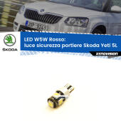 W5W: Lampadina LED canbus rossa
