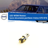 W5W: Lampadina LED canbus rossa