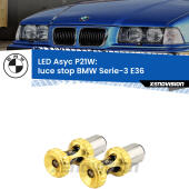 P21W: LED Asyc Canbus Rosso (Coppia)