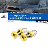 P21/5W: Asyc LED Rossi (Coppia)