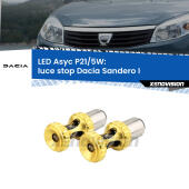 P21/5W: Asyc LED Rossi (Coppia)