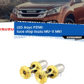 P21W: LED Asyc Canbus Rosso (Coppia)