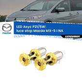 P21/5W: Asyc LED Rossi (Coppia)