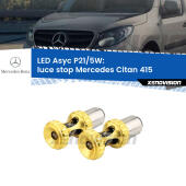 P21/5W: Asyc LED Rossi (Coppia)