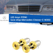P21W: LED Asyc Canbus Rosso (Coppia)
