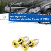 P21W: LED Asyc Canbus Rosso (Coppia)