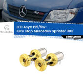 P21/5W: Asyc LED Rossi (Coppia)