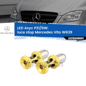 P21/5W: Asyc LED Rossi (Coppia)