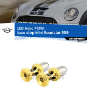 P21W: LED Asyc Canbus Rosso (Coppia)