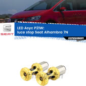 P21W: LED Asyc Canbus Rosso (Coppia)