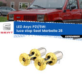 P21/5W: Asyc LED Rossi (Coppia)