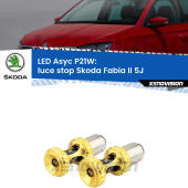 P21W: LED Asyc Canbus Rosso (Coppia)