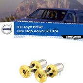 P21W: LED Asyc Canbus Rosso (Coppia)