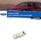 C5W C10W Led Canbus 41mm a 3 Ultra Led Xenovision - Bianco Lunare 6000k (Coppia)