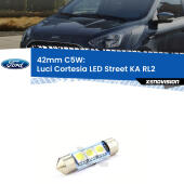 C5W C10W Led Canbus 41mm a 3 Ultra Led Xenovision - Bianco Lunare 6000k (Coppia)