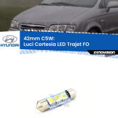 C5W C10W Led Canbus 41mm a 3 Ultra Led Xenovision - Bianco Lunare 6000k (Coppia)