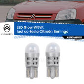 W5W: LED Glow Bianco Caldo (Coppia)