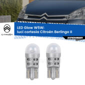 W5W: LED Glow Bianco Caldo (Coppia)