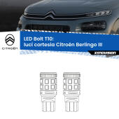 T10: LED Bolt 6000k (Coppia)