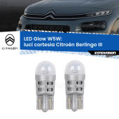 W5W: LED Glow Bianco Caldo (Coppia)