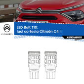 T10: LED Bolt 6000k (Coppia)