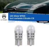 W5W: LED Glow Bianco Caldo (Coppia)