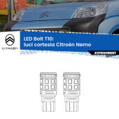 T10: LED Bolt 6000k (Coppia)