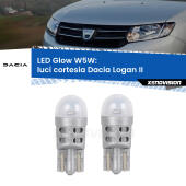 W5W: LED Glow Bianco Caldo (Coppia)