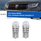 W5W: LED Glow Bianco Caldo (Coppia)