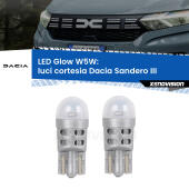 W5W: LED Glow Bianco Caldo (Coppia)