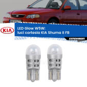 W5W: LED Glow Bianco Caldo (Coppia)