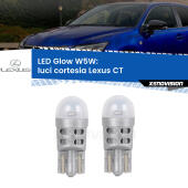 W5W: LED Glow Bianco Caldo (Coppia)