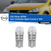 W5W: LED Glow Bianco Caldo (Coppia)