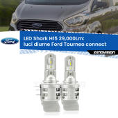 H15: Kit LED Shark 24.000Lm - Luci Diurne DRL e Abbaglianti Canbus