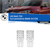 T10: LED Bolt 6000k (Coppia)