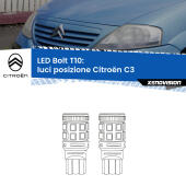 T10: LED Bolt 6000k (Coppia)