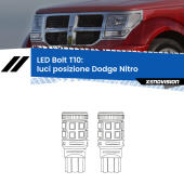 T10: LED Bolt 6000k (Coppia)
