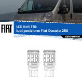 T10: LED Bolt 6000k (Coppia)